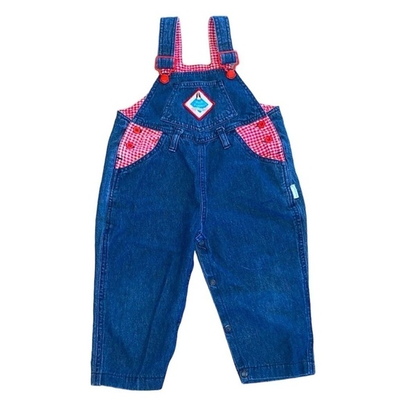 Vintage Hush Puppies kids Overalls. Unisex. size 2T - Picture 1 of 9